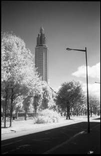 Architecture, Le Havre [Infrared Film] France - Silver Gelatin: Title: Architecture, Le Havre [Infrared Film] France - Silver Gelatin Photograph - Limited Edition of 10Artist: Paul CooklinOrigin: United KingdomMedium: Photography, Gelatin on PaperDimensions: 16 W