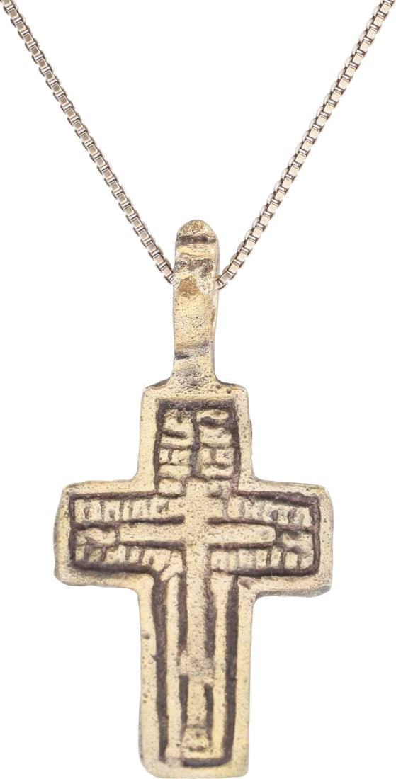 EASTERN EUROPEAN CHRISTIAN CROSS NECKLACE, 17th-18th CENTURY (1 of 4)