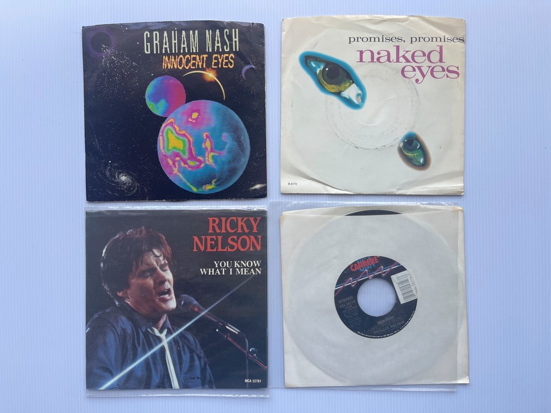 VARIOUS LETTER N WITH GRAHAM NASH, NAKED EYES: VARIOUS LETTER N WITH GRAHAM NASH, NAKED EYES Reserve: $2.00 Shipping: Domestic: Flat-rate of $12.00 to anywhere within the contiguous U.S. International: Foreign shipping rates are determined by dest