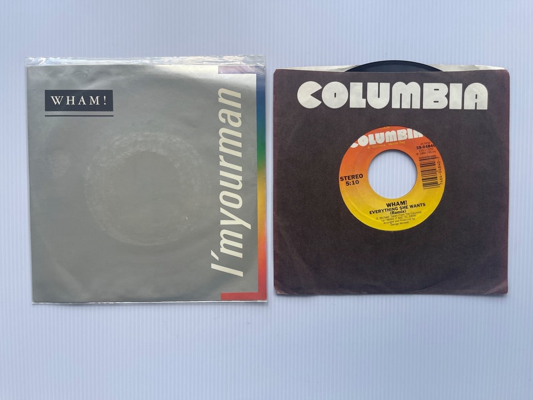 WHAM FEATURING GEORGE MICHAEL SET 4 (1 of 1)