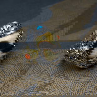 Old Tibetan Silver Inlay DZI Agate Ring: Title: Old Tibetan Silver Inlay DZI Agate Ring Date/Period: --- Origin: --- Dimension: 16(mm) 0.63(inches) Weight 0.03 lbs/12.1g Materials: Silver&#65292;DZI Agate Reserve: $150.00 Shipping: Domestic: