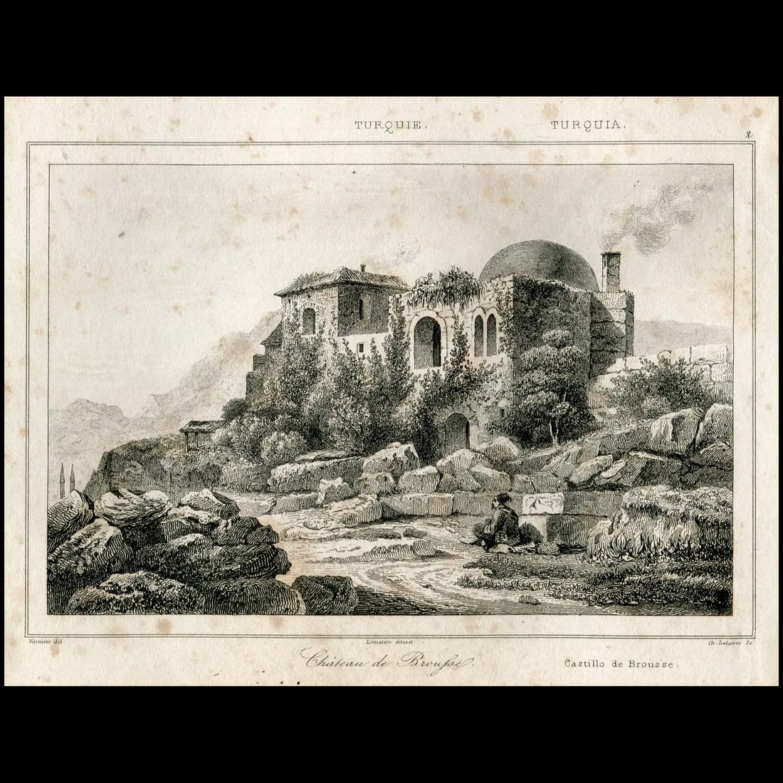 1840. Castle ottoman of Bursa in Turkey (1 of 4)