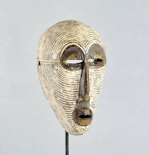 Cute SONGYE Kifwebe miniature female mask Congo Drc African Tribal Art mc 1749: CONGO DRC Cute female miniature mask Songye Kifwebe The Songye created these masks among the most spectacular in black African art. The striations which cover practically their entire surface would be