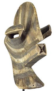 Large SONGYE Kifwebe male mask Congo Drc African Tribal Art MC 1859: CONGO DRC Large SONGYE Male Kifwebe Mask The Songye have created these masks among the most impressive of the art of Black Africa. The male Kifwebe masks are real modern sculptures with very audacious