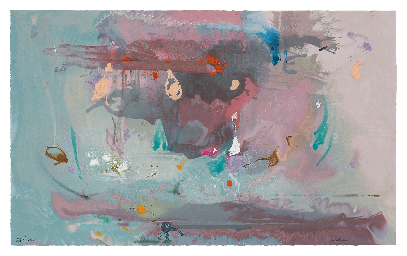 Helen Frankentghaler 'Grey Fireworks' Print (1 of 1)