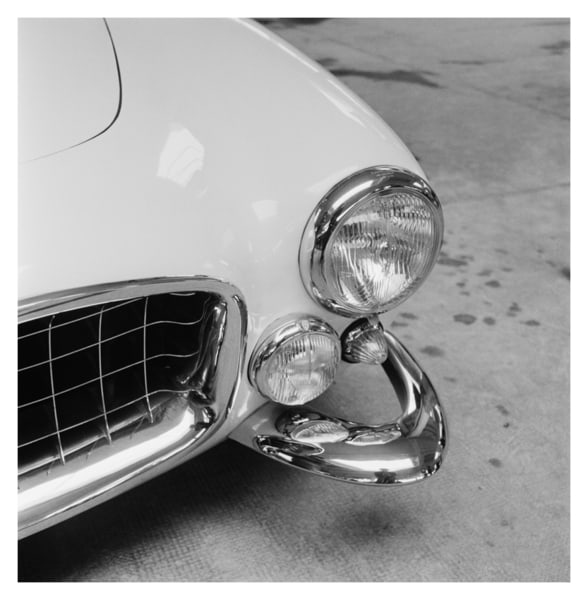 Maserati Bumper 30x30" Silver Gelatin Fibre Print: Description Maserati Bumper 30x30" Silver Gelatin Fibre Print The bumper of an Italian Maserati sports car at the Paris Motor Show, 1956. Photo by Thurston Hopkins/The Getty Archive London England Unf