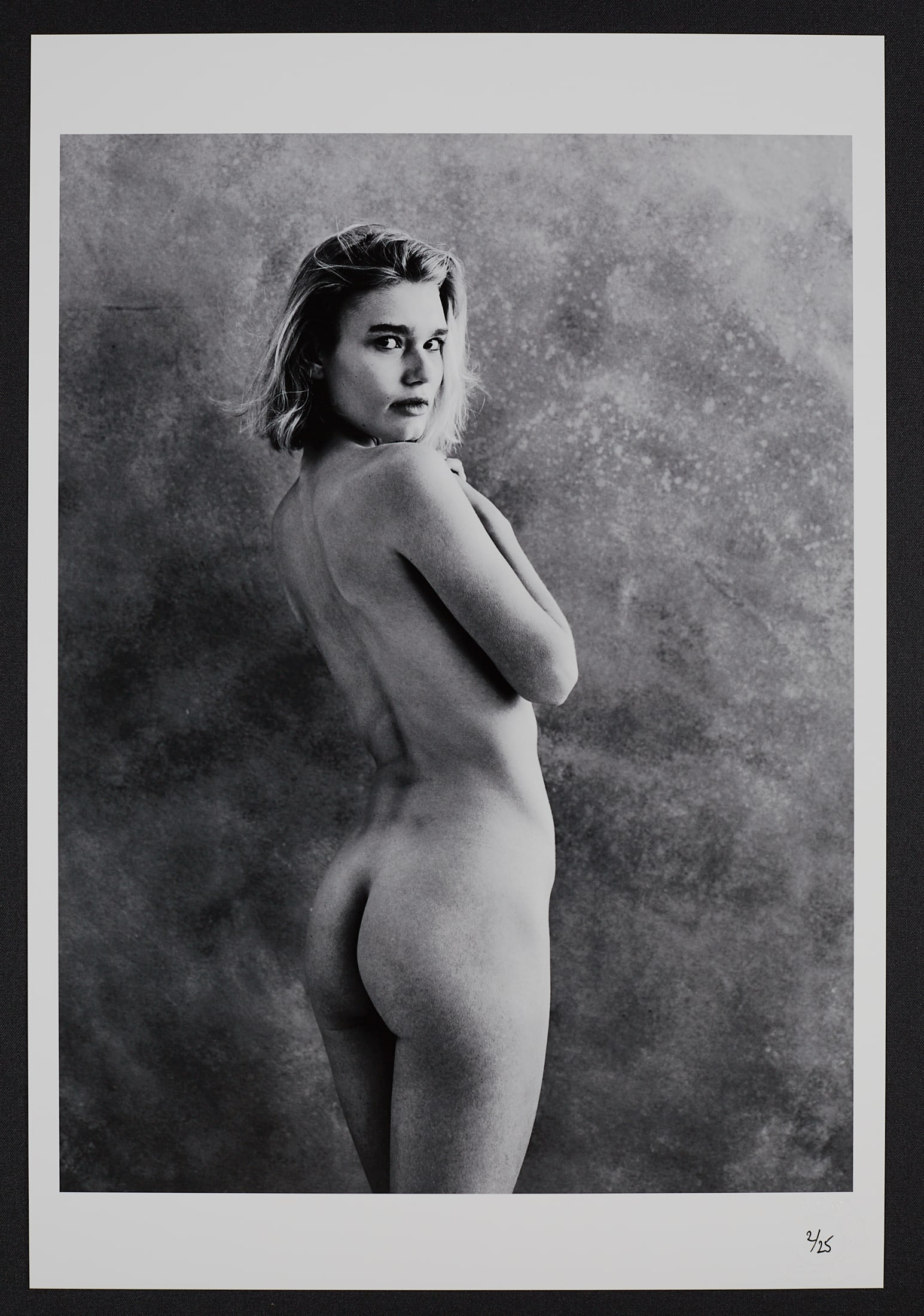 Spiros Politis (1969-)Dottir Portrait (2/25): Artist: Spiros Politis (1969-) Title: Dottir Portrait (2/25) Date: $2,023.00 Medium: photography Dimensions: 19" x13" Figure portrait of Icelandic Danish model Dottir photographed in 2023 in London.Cl