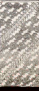 Antique Geometric Moroccan Oriental Area Rug 6x11: Title: Antique Geometric Moroccan Oriental Area Rug 6x11 Description:A Beautiful Genuine Morocco Moroccan rug is Hand Knotted by skillful weavers in Morocco with 100% Wool Material. This rug is in Ver