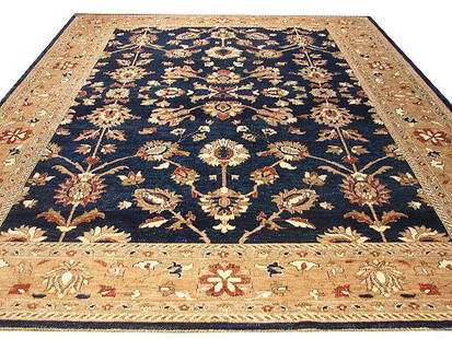 9' x 12' Navy Blue Chobi Peshawar Rug #PIX-8479: Title:9' x 12' Navy Blue Chobi Peshawar Rug #PIX-8479 Description:Size in Feet: Width: 9.3x Length: 11.8 Size in Inches: Width: 111in x Length: 140in Rug Type: Area Rug Colors: Navy Blue Weave: Hand-k