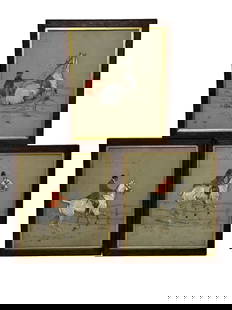 Set 3 Historic English Hunting Paintings By Charles Johnson Payne Snaffles: Set 3 Historic English Hunting Paintings By Charles Johnson Payne Snaffles Set 3 Antique Historic English Hunting Paintings By Charles Johnson Payne Snaffles. Impress your guests & clients in your hom