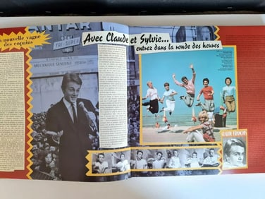 Vintage Book "Claude François" by Fabien Lecoeuvre and Isabelle Salmon
