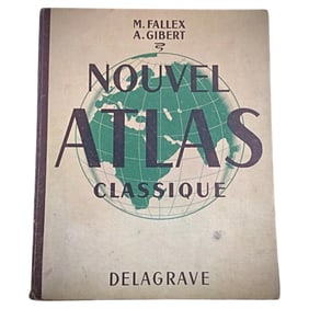 New Classic Atlas Delagrave by M. Fallex and A. Gilbert