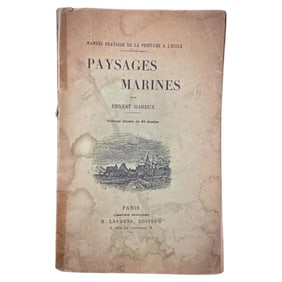 Practical Manual of Oil Painting by Marine Ernest Hareux - Illustrated