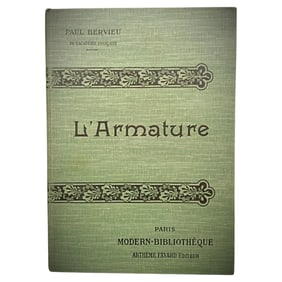 Vintage 20th Century Book by Paul Hervieu – "L'Armature"