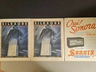 Set of 3 La Belle France Magazines – October, November, December 1938