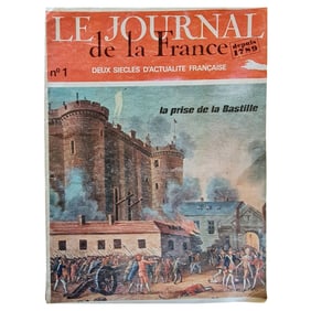 Vintage Magazine "Le Journal de France" - Issue No. 1, April 15, 1969