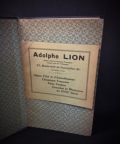 1930 Annuaire des Beaux-Arts et Bibliophilie by Adolphe Lion