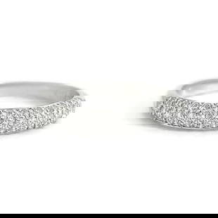 Vintage Pave Diamond Wedding Band Ring 18K White Gold, Size 4.25, 1.73 Grams: Vintage Pave Diamond Wedding Band Ring 18K White Gold, Size 4.25, 1.73 Grams This is a beautiful diamond ring to wear as a wedding band or statement ring. Please let us know if you have any questions.
