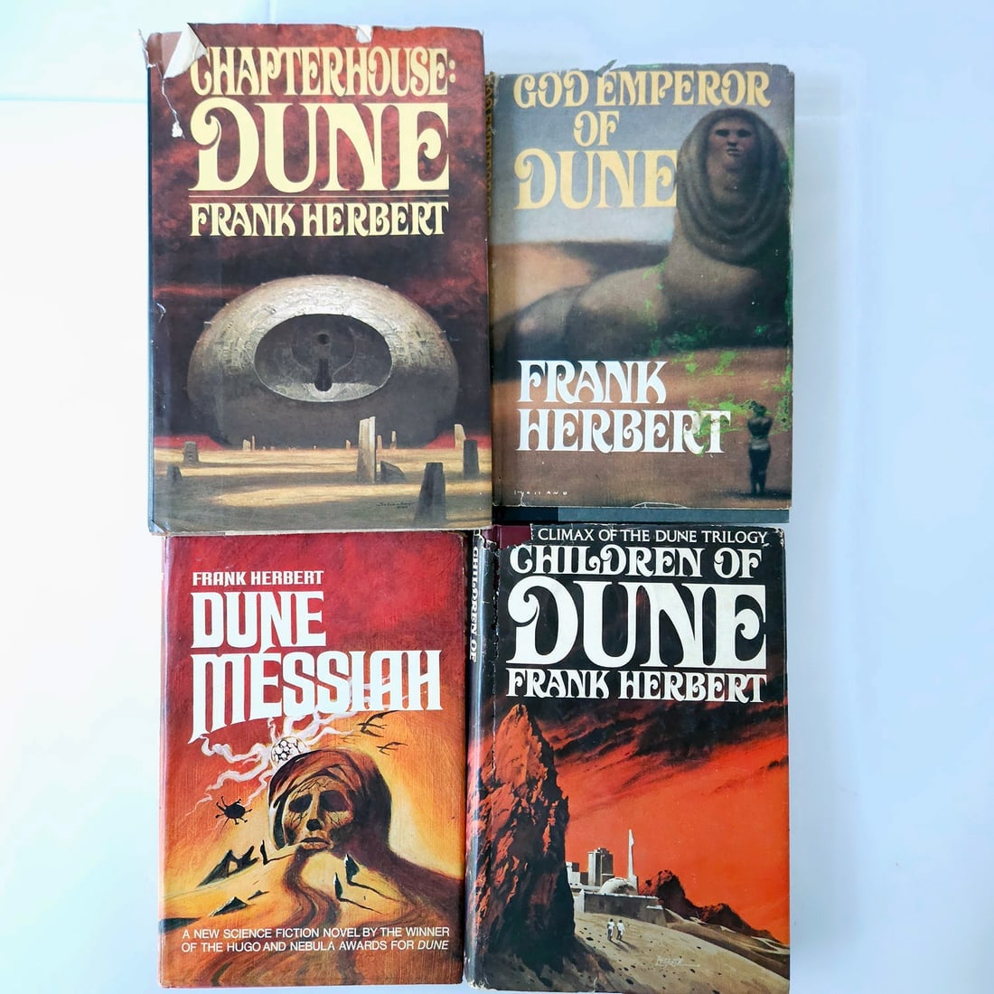 Dune Series Hard Cover with Dust Jackets Book Club Edition Set of 4 (1 of 10)