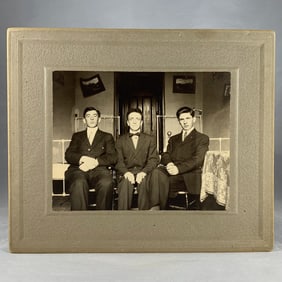 Antique Photo of Three Brothers