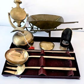 Large lot of Larger Brass Pieces