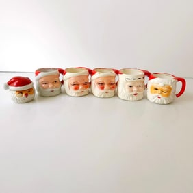 Mini Santa Collector Mugs Made in Japan