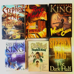Vintage Stephen King Hardcover Books with DJ most 1st Editions