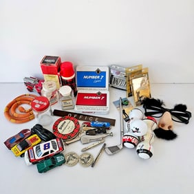 Large Collection of Vintage Items Golf Related