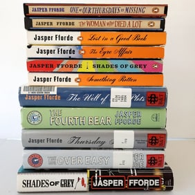 Large Lot of Jasper Fforde Books Hardcover and Paper Back