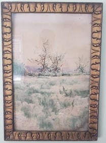 watercolor landscape listed artist Alfred Thompson Bricher (American, 1837-1908