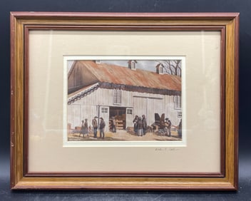WM WILLIAM A FALKLER YORK PA SIGNED FRAMED
