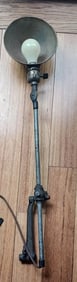 Rare O.C. White Bench Light Signed Dated Rare Socket Protector Hubbell