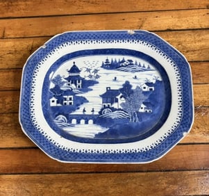 Chinese Export Porcelain Canton Platter