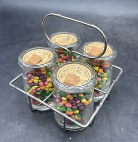 Rare 1930s CV HALL Chicago Dairy CREAMER CANDY CONTAINER