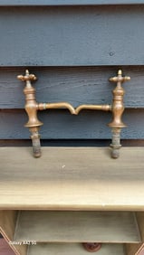 Antique hardware Brass Bathroom Faucet Mansfield Pittsburgh Acorns