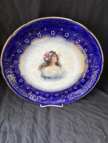 Labelle Flow Blue Portrait Charger