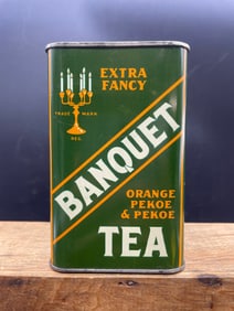 1930's Banquet Tea Tin Extra Fancy