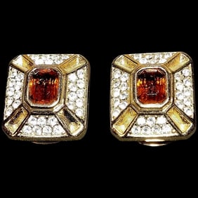 Vintage Christian Dior Vintage Clip Earrings