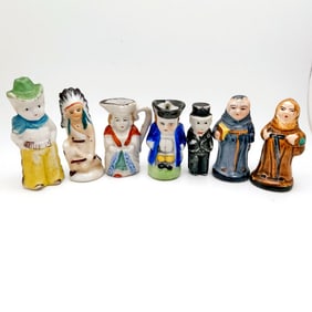 Assortment of Vintage Porcelain Figurines Made in Japan