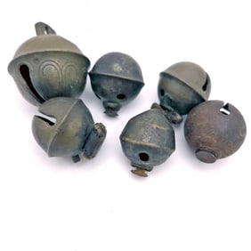 Set of 6 Vintage Sleigh Bells