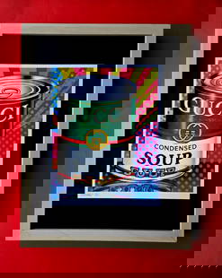 CHIARA BELLINI | GUCCI CONDENSED SOUP Hand Signed Authentic Print LtdEd COA: In her latest project, Chiara Bellini launched a collection of pop art-inspired soup cans titled Luxury Soup Cans. Inspired by pop art icons like Andy Warhol and his famous soup can series, Bellini re