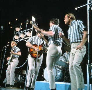 Beach Boys On The Andy Williams Show ' By Michael Ochs C Type: Description ' Beach Boys On The Andy Williams Show ' by Michael Ochs LOS ANGELES - OCTOBER 1965: Rock and roll group "The Beach Boys" perform on the Andy Williams TV Show in October 1965 in Los Angele