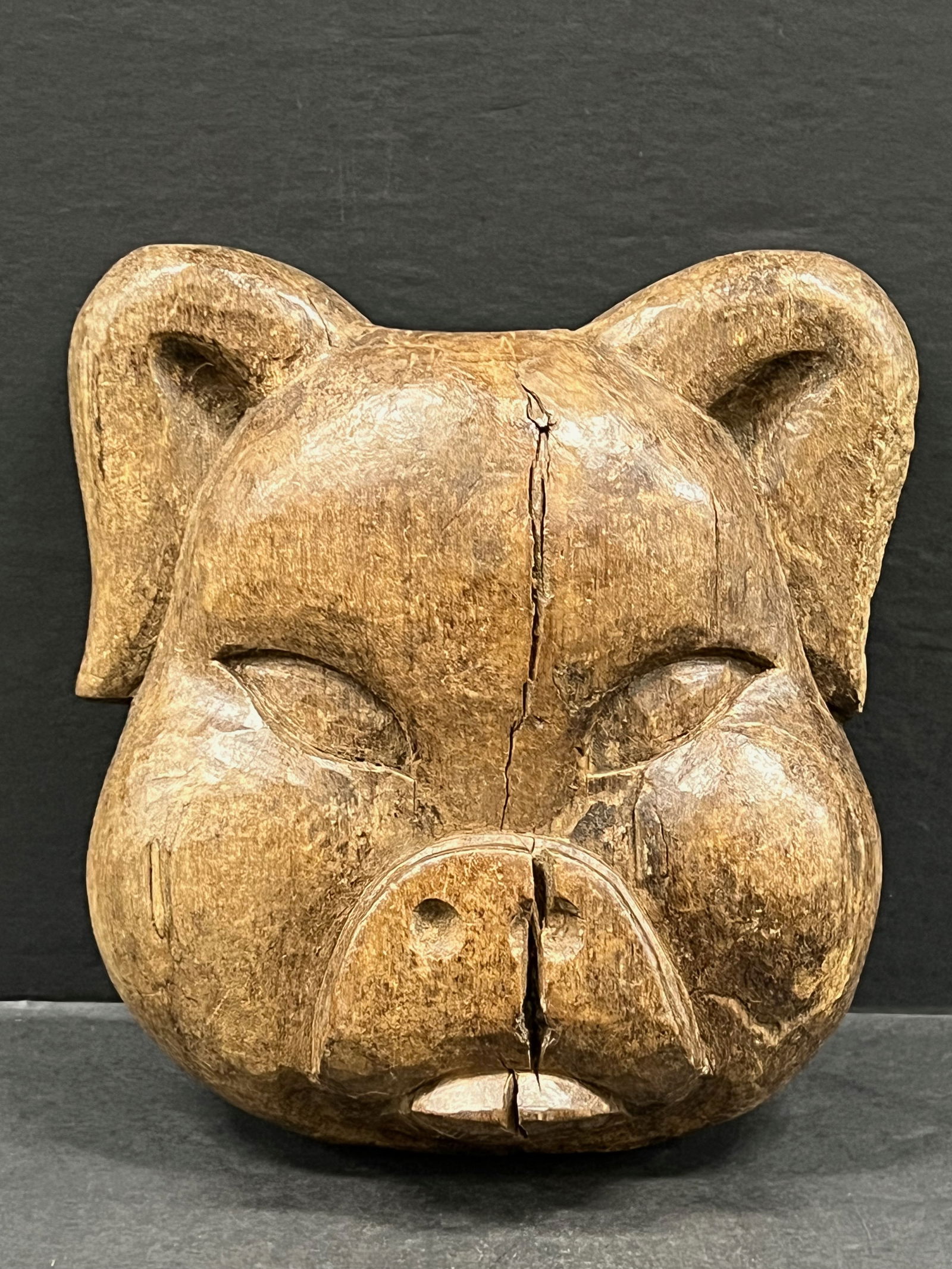 Pig Face Wall Sculpture (1 of 7)