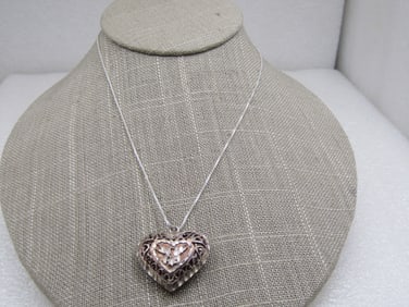 Vintage 10kt GF Triple Heart Stick Pin with Safety Cap