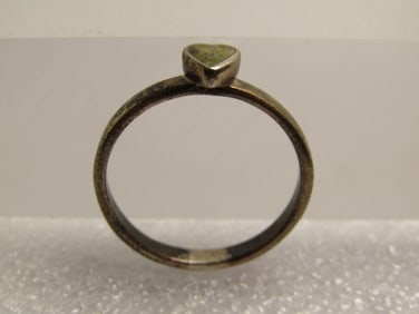 Sterling Drop Hoop Charm Pendant, 4 Charms, 3"