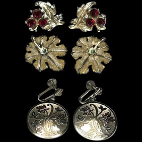 Vintage Lot of Earrings