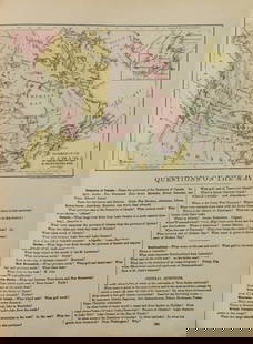 1891 Mitchell Map of Canada -- Dominion of Canada?: Title: 1891 Mitchell Map of Canada -- Dominion of Canada? Cartographer: S Mitchell Year / Place: 1891, Philadelphia Map Dimension (in.): 5.3 X 8.3 in. This is an excellent map of Canada. Provinces are