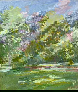 Oil painting Forest Glade Kogan-Shatz: 147&#1040;&#1040;Duk Painter: Kogan-Shatz S&#1110;ze: 50x60 cm/19,68x23,62 inches Components: oil, canvas Original painting from our collection ERA: Short information: Matvei Borisovich Kogan-Shats wa
