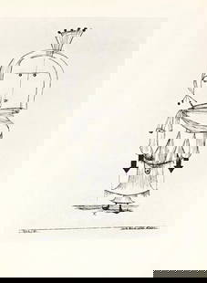 1947 Paul Klee Engraving 29 The Witch with the Comb 1922: Artist: Paul Klee Country: Switzerland / Germany Title: The Witch with the Comb - 1922 Medium: Engraving - 29 printed: 1947