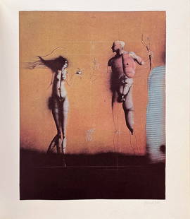 Paul Wunderlich 39 Un Instant Decisif: Paul Wunderlich Country: Germany Title: Un Instant Decisif - 39 Medium: Photogravure Marks: Signed in plate not numbered